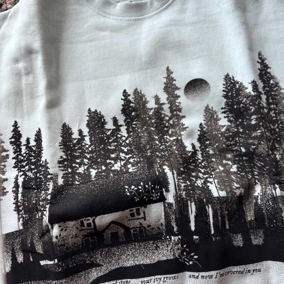 Taylor Swift Evermore Ivy House of Stone Crewneck Medium - Picture 4 of 7